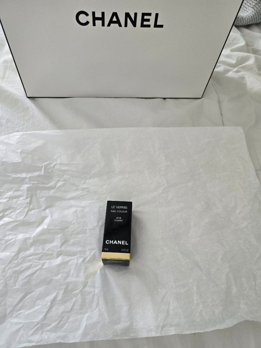 Chanel NIB Chanel Full Size Denim Collection Nail Colour #419 Legende SOLD OUT !